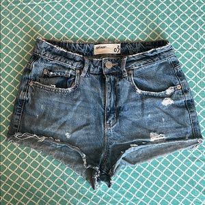 Garage denim cut off shorts size 3